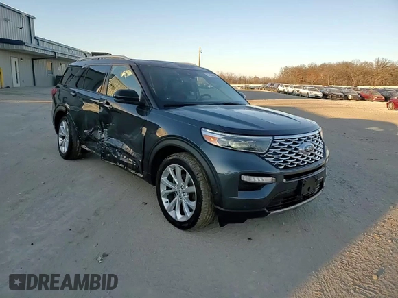 2022 Ford Explorer Platinum with VIN 1FM5K8HC1NGB67474, listed as a Copart auction lot 87109604 with 49,117 mi miles and Salvage Title. Bid and sale history available at carsss.com. Image 14.