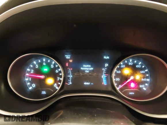 2020 Jeep Compass Limited with VIN 3C4NJDCB7LT240631, listed as a IAAI auction lot 41322631 with 49,481 mi miles. Bid and sale history available at carsss.com. Image 7.