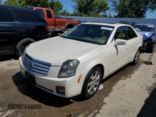 2007 Cadillac CTS with VIN 1G6DP577970124858, listed as a Copart auction lot 64223074 with 117,322 mi miles and Salvage Title. Bid and sale history available at carsss.com. Image 1.