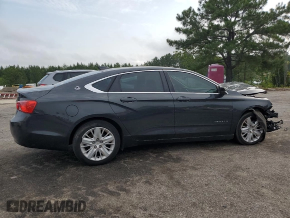 2015 Chevrolet Impala LS with VIN 2G11Z5SL7F9237736, listed as a Copart auction lot 59542905 with Not provided miles and Clean title. Bid and sale history available at DreamBid. Image 3.