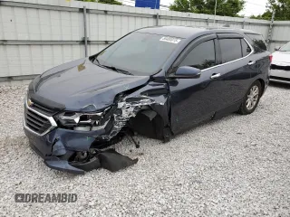 2018 Chevrolet Equinox LT z VIN 3GNAXSEV8JL107308, wystawiony jako Copart lot #58400015 z przebiegiem 79 828 mil mil oraz Szkoda całkowita • Salvage title. Historia ofert i sprzedaży dostępna na DreamBid. Obrazek 1.