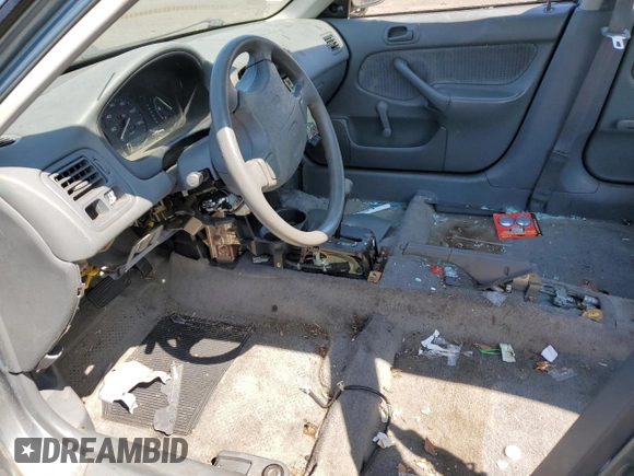 2000 Honda Civic VP z VIN 2HGEJ6615YH570557, wystawiony jako Copart lot #59337105 z przebiegiem 120 163 mil mil oraz Szkoda całkowita • Salvage title. Historia ofert i sprzedaży dostępna na DreamBid. Obrazek 7.