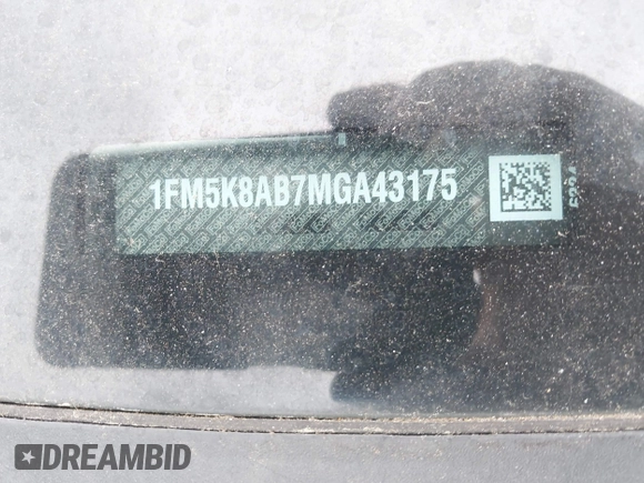 2021 Ford Police Interceptor Utility z VIN 1FM5K8AB7MGA43175, wystawiony jako IAAI lot #42322326 z przebiegiem Nie podano mil oraz . Historia ofert i sprzedaży dostępna na DreamBid. Obrazek 17.