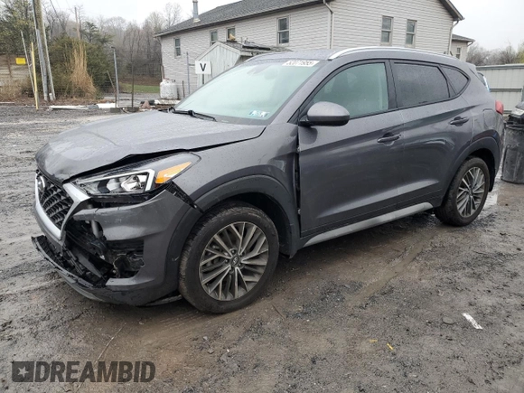 2021 Hyundai Tucson Sport with VIN KM8J3CAL7MU325373, listed as a Copart auction lot 52071955 with 58,737 mi miles and Salvage Title. Bid and sale history available at carsss.com. Image 1.