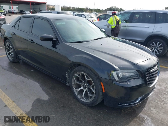 2015 Chrysler 300 with VIN 2C3CCABG7FH894124, listed as a IAAI auction lot 41318188 with 196,246 mi miles. Bid and sale history available at carsss.com. Image 1.