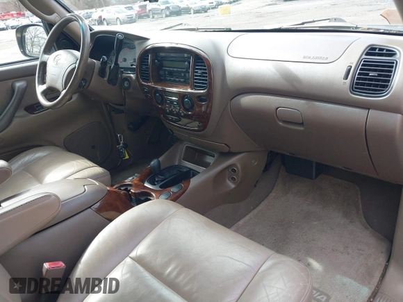 2003 Toyota Sequoia SR5 with VIN 5TDBT44A83S181215, listed as a IAAI auction lot 41855640 with 234,110 mi miles and . Bid and sale history available at DreamBid. Image 5.