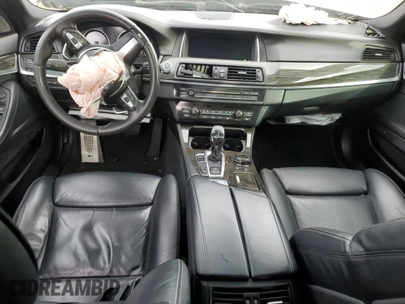 2015 BMW 5 Series 550i with VIN WBAKN9C5XFD961497, listed as a Copart auction lot 79321104 with Not provided miles and Salvage title. Bid and sale history available at DreamBid. Image 8.