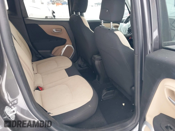2017 Jeep Renegade Sport with VIN ZACCJBAB0HPG11643, listed as a IAAI auction lot 41604852 with 125,110 mi miles and . Bid and sale history available at carsss.com. Image 8.
