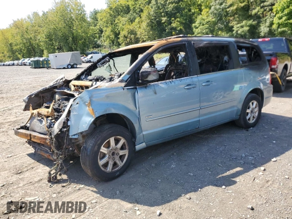 2008 Chrysler Town & Country Touring with VIN 2A8HR54P88R762435, listed as a Copart auction lot 67788734 with Not Provided miles and Salvage Title. Bid and sale history available at DreamBid. Image 1.