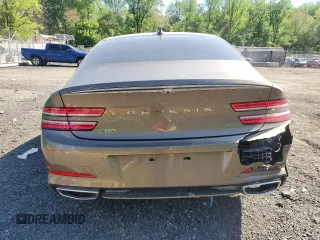 2023 Genesis G80 2.5T with VIN KMTGB4SC9PU195382, listed as a Copart auction lot 54671395 with 33,103 mi miles and Non Repairable. Bid and sale history available at carsss.com. Image 6.