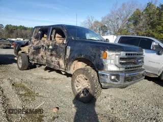2022 Ford F-250 XL with VIN 1FT8W2BT8NEF20073, listed as a Copart auction lot 88483055 with 66,722 mi miles and Salvage title. Bid and sale history available at DreamBid. Image 4.
