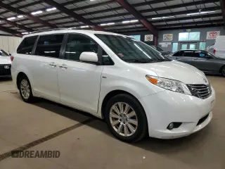 2016 Toyota Sienna Limited z VIN 5TDDK3DC1GS129633, wystawiony jako Copart lot #60228475 z przebiegiem 168 780 mil mil oraz Czysty tytuł • Clean title. Historia ofert i sprzedaży dostępna na DreamBid. Obrazek 4.