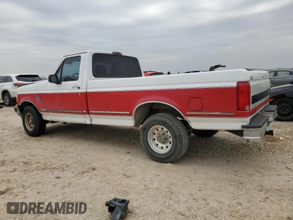 1995 Ford F-150 with VIN 1FTEF15N8SLA95486, listed as a Copart auction lot 45359135 with 27,944 mi miles and Salvage Title. Bid and sale history available at carsss.com. Image 2.