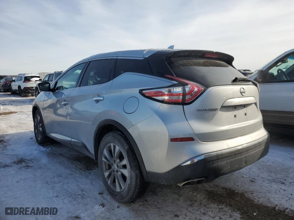 2017 Nissan Murano SL with VIN 5N1AZ2MH7HN120085, listed as a Copart auction lot 45474505 with 140,218 mi miles and Salvage Title. Bid and sale history available at carsss.com. Image 2.