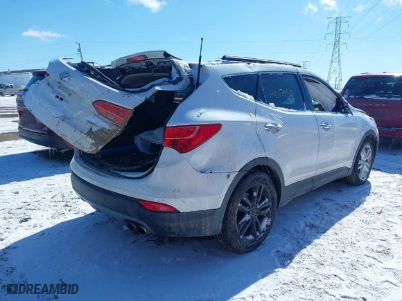 2014 Hyundai Santa Fe Sport with VIN 5XYZUDLA6EG198589, listed as a IAAI auction lot 41627953 with NaN miles. Bid and sale history available at carsss.com. Image 4.
