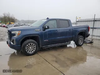 2019 GMC Sierra 1500 AT4 with VIN 3GTP9EEDXKG308417, listed as a Copart auction lot 51839645 with 76,897 mi miles and Salvage Title. Bid and sale history available at carsss.com. Image 1.