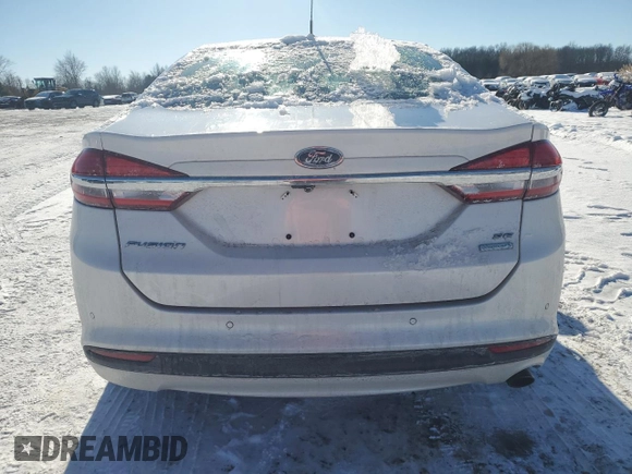 2018 Ford Fusion SE with VIN 3FA6P0HDXJR230360, listed as a Copart auction lot 87761215 with 60,305 mi miles and Salvage Title. Bid and sale history available at DreamBid. Image 6.