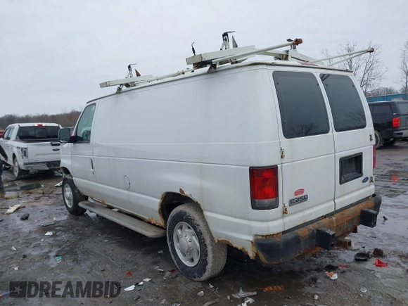 2008 Ford Econoline Cargo Commercial with VIN 1FTNE24W68DA79471, listed as a IAAI auction lot 41448543 with 196,981 mi miles and . Bid and sale history available at DreamBid. Image 3.