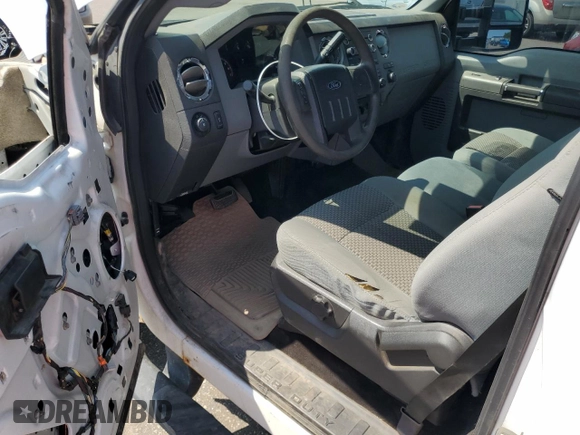 2011 Ford F-250 XL with VIN 1FTBF2B63BEB24712, listed as a Copart auction lot 65013145 with 176,681 mi miles and Salvage title. Bid and sale history available at DreamBid. Image 8.