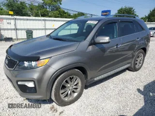 2013 Kia Sorento SX with VIN 5XYKW4A29DG340682, listed as a Copart auction lot 63321035 with 134,701 mi miles and Salvage title. Bid and sale history available at DreamBid. Image 1.