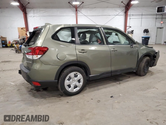 2021 Subaru Forester with VIN JF2SKAAC7MH491824, listed as a Copart auction lot 48983135 with 38,663 mi miles and Salvage title. Bid and sale history available at DreamBid. Image 3.
