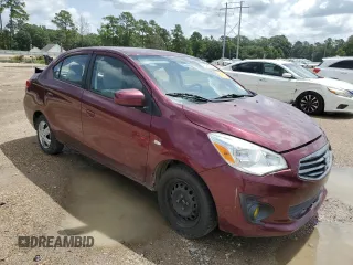 2017 Mitsubishi Mirage ES with VIN ML32F3FJXHH002525, listed as a Copart auction lot 64212885 with 131,107 mi miles and Salvage title. Bid and sale history available at DreamBid. Image 4.