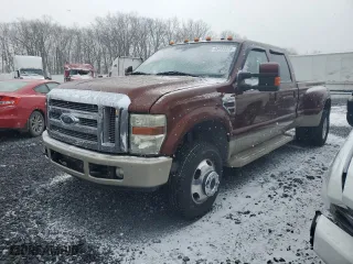 2008 Ford Super Duty F-350 DRW XL with VIN 1FTWW33R08EA64106, listed as a Copart auction lot 45463525 with 91,850 mi miles and Salvage Title. Bid and sale history available at carsss.com. Image 1.