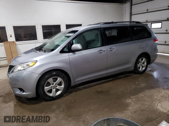 2012 Toyota Sienna LE AAS with VIN 5TDKK3DC6CS189506, listed as a Copart auction lot 53394125 with 221,955 mi miles and Non Repairable. Bid and sale history available at carsss.com. Image 1.