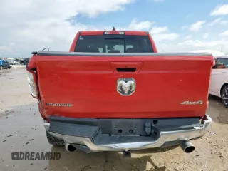 2021 Ram 1500 Big Horn z VIN 1C6SRFFT5MN626369, wystawiony jako Copart lot #54069895 z przebiegiem 74 552 mil mil oraz Szkoda całkowita • Salvage title. Historia ofert i sprzedaży dostępna na DreamBid. Obrazek 6.