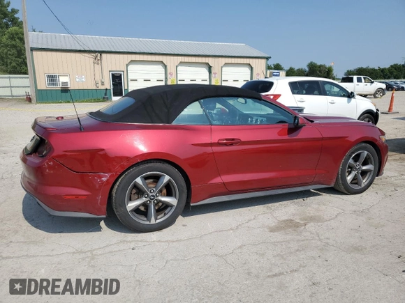 2015 Ford Mustang EcoBoost Premium with VIN 1FATP8UH2F5365272, listed as a Copart auction lot 60438825 with 77,675 mi miles and Salvage title. Bid and sale history available at DreamBid. Image 3.