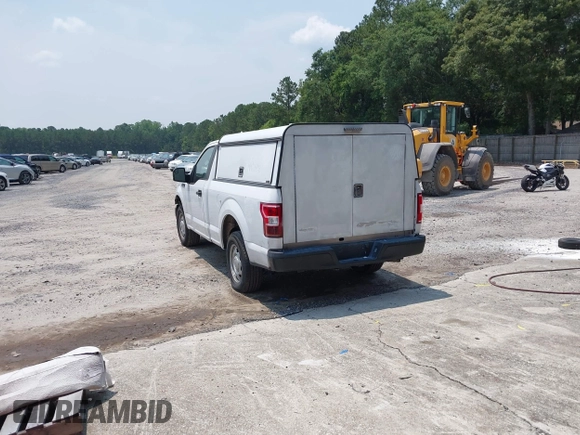 2018 Ford F-150 XL with VIN 1FTMF1CB3JKE51738, listed as a IAAI auction lot 42387561 with 110,951 mi miles and . Bid and sale history available at DreamBid. Image 3.