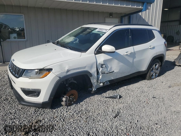 2018 Jeep Compass Latitude z VIN 3C4NJDBB8JT483363, wystawiony jako Copart lot #50693775 z przebiegiem 115 389 mil mil oraz Szkoda całkowita • Salvage title. Historia ofert i sprzedaży dostępna na DreamBid. Obrazek 1.