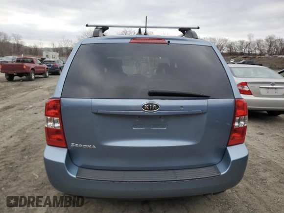 2007 Kia Sedona with VIN KNDMB133476135917, listed as a Copart auction lot 87117314 with 170,681 mi miles and Clean Title. Bid and sale history available at carsss.com. Image 6.