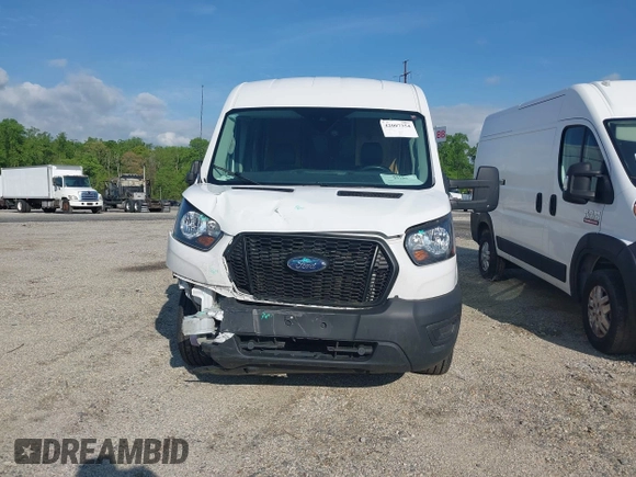 2023 Ford Transit Cargo with VIN 1FTBR1C89PKA58175, listed as a IAAI auction lot 42007354 with 55,141 mi miles. Bid and sale history available at carsss.com. Image 12.