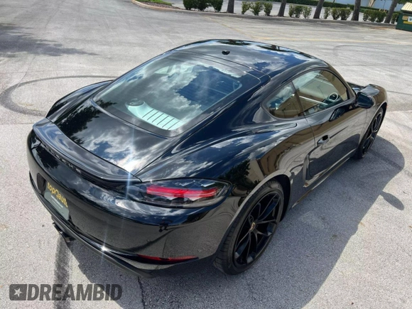 2024 Porsche 718 Cayman with VIN WP0AA2A87RK255246, listed as a Copart auction lot 53798415 with 1,250 mi miles and Non Repairable. Bid and sale history available at DreamBid. Image 6.