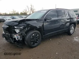 2022 Chevrolet Traverse LT Cloth z VIN 1GNEVGKW7NJ129251, wystawiony jako Copart lot #54088695 z przebiegiem 47 011 mil mil oraz Szkoda całkowita • Salvage title. Historia ofert i sprzedaży dostępna na DreamBid. Obrazek 1.