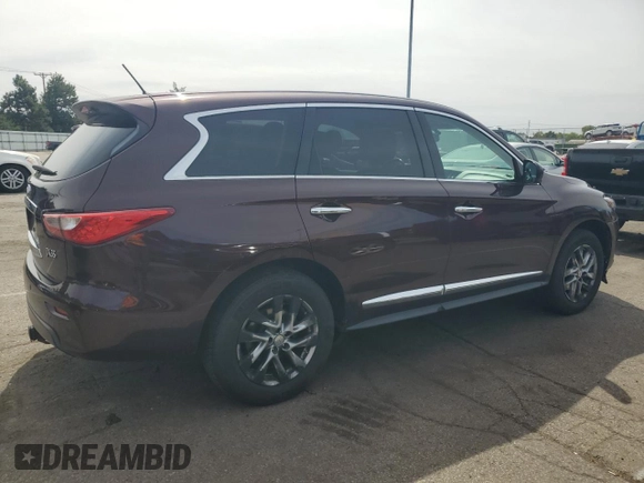 2013 Infiniti JX35 with VIN 5N1AL0MM6DC313756, listed as a Copart auction lot 70088424 with 205,147 mi miles and Clean Title. Bid and sale history available at carsss.com. Image 3.