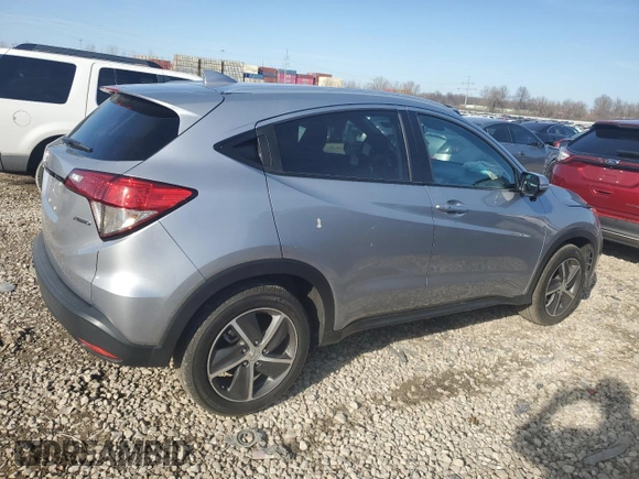 2022 Honda HR-V EX-L with VIN 3CZRU6H71NM741224, listed as a Copart auction lot 49439515 with 27,961 mi miles and Salvage Title. Bid and sale history available at carsss.com. Image 3.