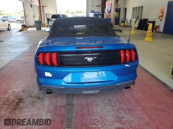 2019 Ford Mustang EcoBoost with VIN 1FATP8UH8K5149596, listed as a Copart auction lot 64759065 with 56,011 mi miles and Salvage title. Bid and sale history available at DreamBid. Image 6.