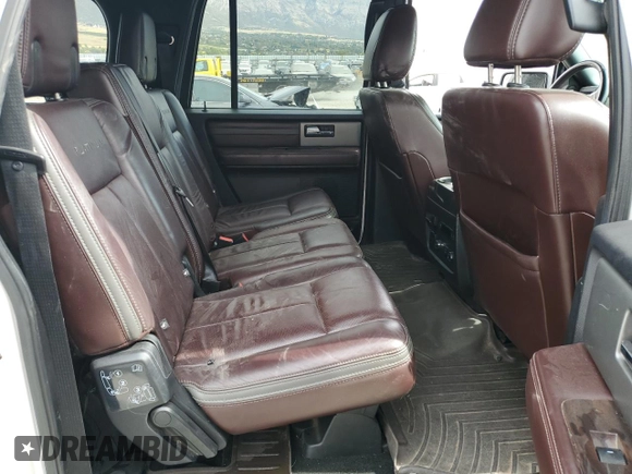2017 Ford Expedition Max Platinum z VIN 1FMJK1MTXHEA83780, wystawiony jako Copart lot #74758604 z przebiegiem Nie podano mil oraz Szkoda całkowita • Salvage title. Historia ofert i sprzedaży dostępna na DreamBid. Obrazek 11.