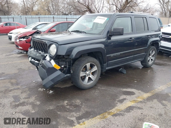 2016 Jeep Patriot Latitude with VIN 1C4NJRFB5GD545467, listed as a IAAI auction lot 41803699 with 172,398 mi miles. Bid and sale history available at carsss.com. Image 17.