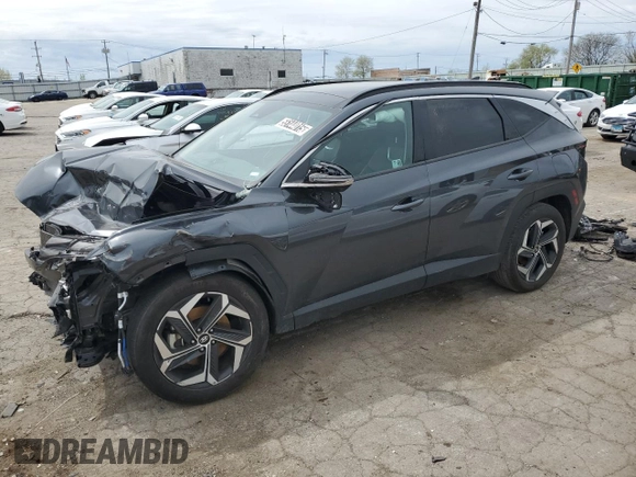 2024 Hyundai Tucson Limited with VIN 5NMJE3DE8RH348218, listed as a Copart auction lot 55144015 with 38,887 mi miles and Non Repairable. Bid and sale history available at DreamBid. Image 1.