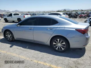 2015 Acura TLX with VIN 19UUB1F37FA026831, listed as a Copart auction lot 58737345 with 113,436 mi miles and Salvage title. Bid and sale history available at DreamBid. Image 2.