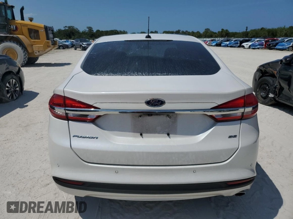 2017 Ford Fusion SE with VIN 3FA6P0H71HR402957, listed as a Copart auction lot 55222985 with 109,979 mi miles and Salvage Title. Bid and sale history available at DreamBid. Image 6.
