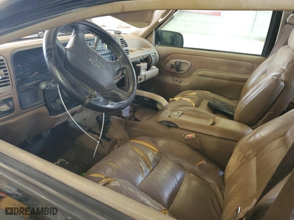 1995 Chevrolet Tahoe with VIN 1GNEK13K2SJ432421, listed as a Copart auction lot 72959694 with 0 mi miles and Salvage Title. Bid and sale history available at carsss.com. Image 7.