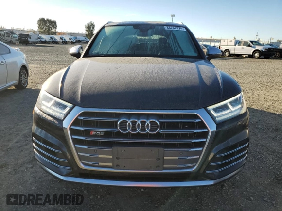 2018 Audi SQ5 Premium Plus with VIN WA1A4AFY5J2044507, listed as a Copart auction lot 83238274 with 46,801 mi miles and Salvage Title. Bid and sale history available at DreamBid. Image 5.