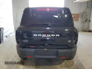 2024 Ford Bronco Sport Outer Banks with VIN 3FMCR9C64RRE30484, listed as a Copart auction lot 56009475 with 3,035 mi miles and Salvage title. Bid and sale history available at DreamBid. Image 6.