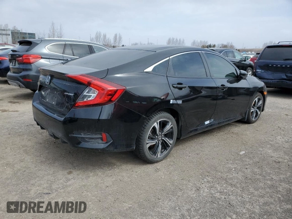 2021 Honda Civic Sport with VIN 2HGFC2F81MH006628, listed as a Copart auction lot 49218545 with Not Provided miles and Clean Title. Bid and sale history available at DreamBid. Image 3.