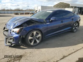 2020 Audi A5 Sportback Premium Plus with VIN WAUCNCF57LA020177, listed as a Copart auction lot 86926514 with 67,268 mi miles and Salvage Title. Bid and sale history available at carsss.com. Image 1.