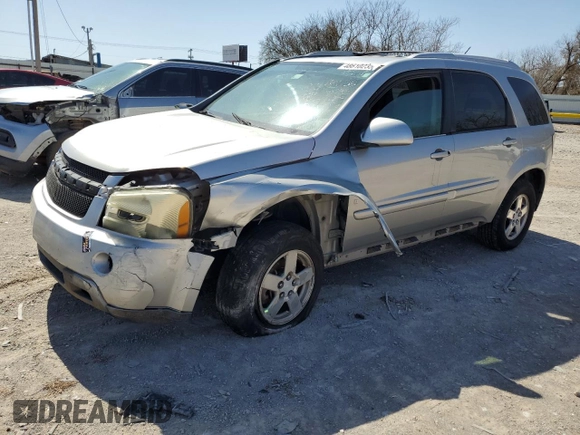 2007 Chevrolet Equinox LT with VIN 2CNDL63FX76250631, listed as a Copart auction lot 48610235 with 194,082 mi miles and Salvage Title. Bid and sale history available at carsss.com. Image 1.